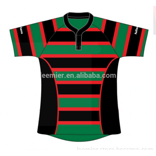 Custom polyester sublimated rugby practice shirts